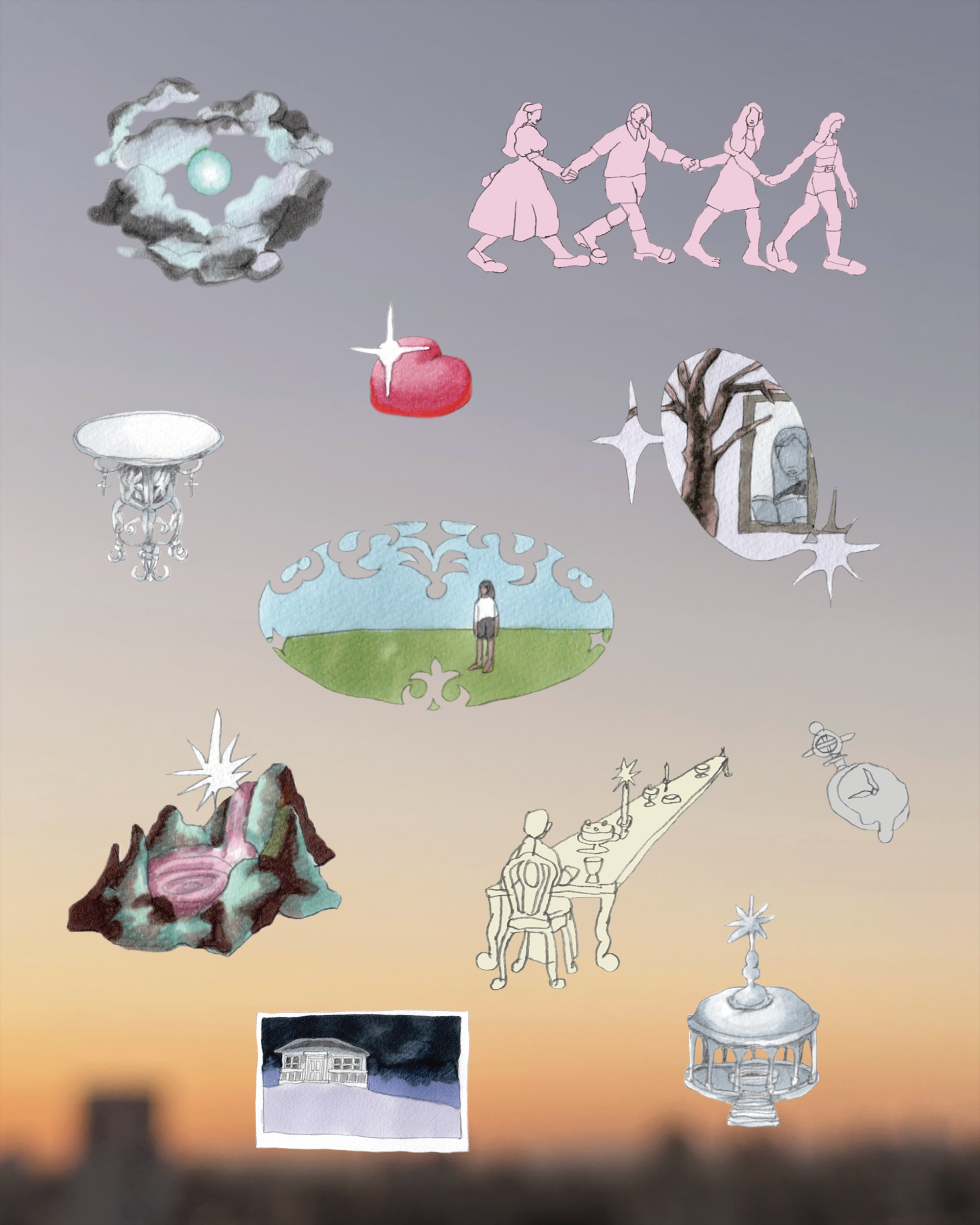 イラストレーター・sawanoenami 夢や昔の記憶から、大切に留めたい場面を一枚の絵に