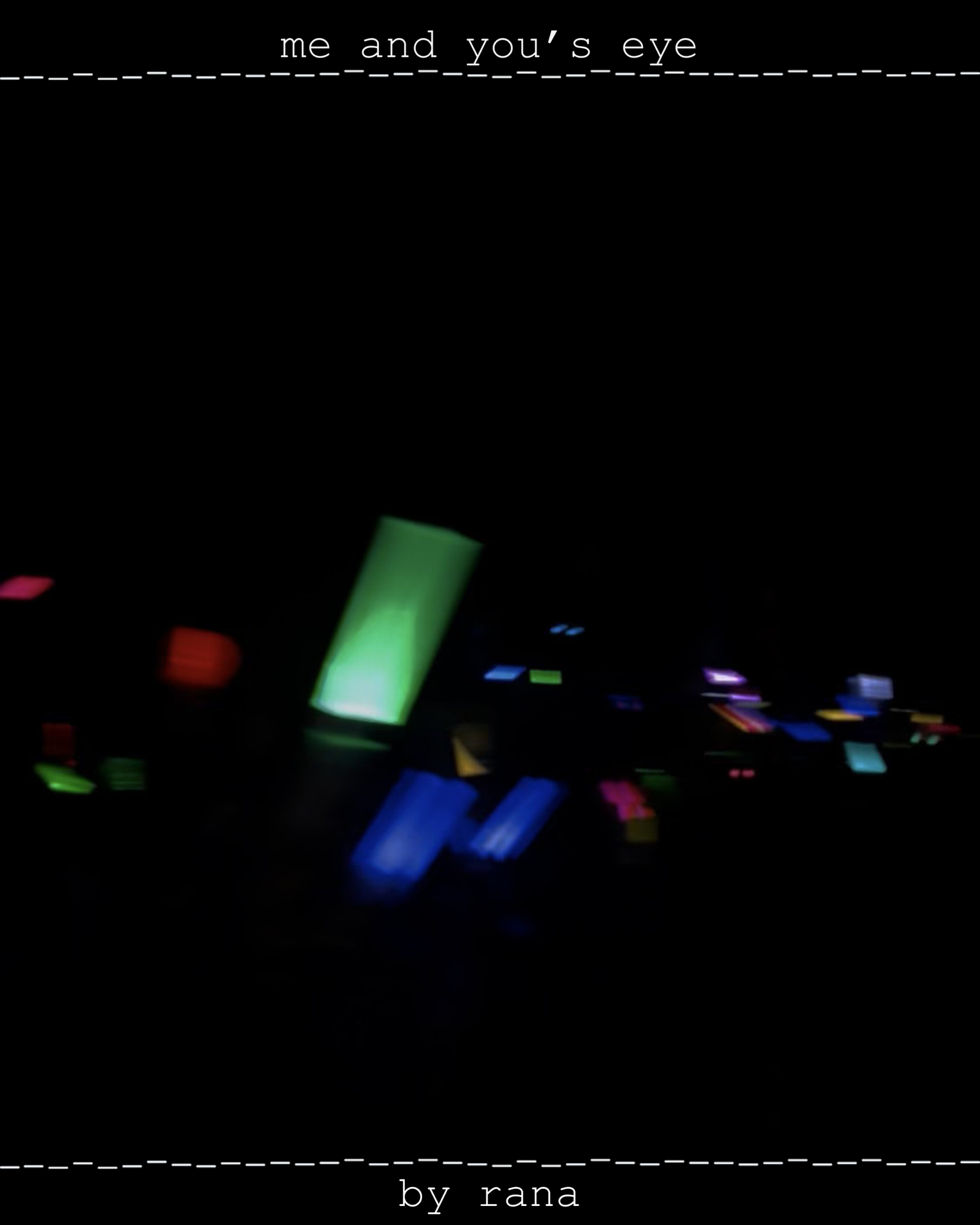 アクションと祈り／me and you’s eye